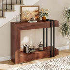 Einhomn 42.5" Console Table Behind Couch, 2-Tier Narrow Entryway Table - Image 4