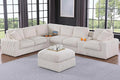 Ball & Cast 127" Oversized Modular Sectional Sofa L-Shaped, Large Corduroy by BallCast