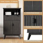 Fatmok Buffet Cabinet with Storage, Wood Buffet Sideboard Console Table - Image 4
