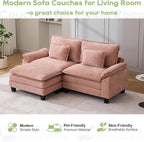Oprisen 86" Modular Sectional Sofa, Comfy Cloud Couch Sectional Sofa - Image 6