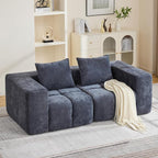 78.7" Loveseat Boneless Couch, Upholstered Cloud Love Seat by CACFTII