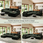 Belffin Large Modular Sectional Sofa - Image 9