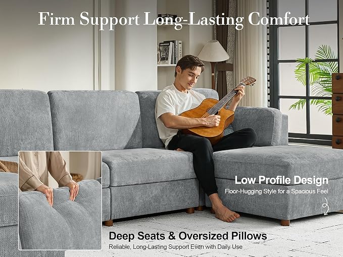 150'' Oversized Modular Sectional Sofa - Image 7
