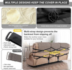 100% Waterproof Recliner Sofa Covers 3 Seater, 6-Piece Split Non-Slip Reclining - Image 5