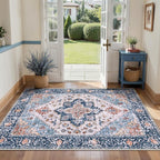 SERISSA 3x4 Washable Non Slip Boho Area Rug by SERISSAHomeDecorCollection