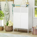 Washsemba 2 Mesh Door Metal Storage Cabinet - Image 8