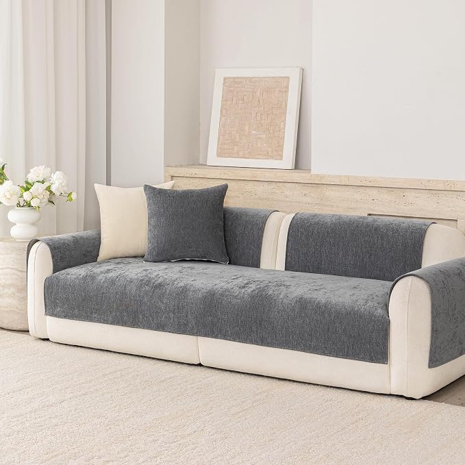 Premium Chenille Sofa Cushion Covers，Upgraded Anti-Slip Sectional Couch - Image 8