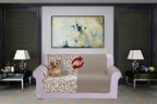 Elegant Comfort Quilted Furniture Protectors Solid and Printed Design - Image 2