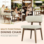 Dining Chairs Set of 2, Modern Upholstered Dining Chairs, Wooden Kitchen Chairs - Image 5