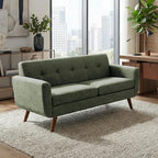 Tbfit 65" W Loveseat Sofa, Mid Century Modern Couches Love Seats by TBfit