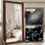 Full Length Mirror, Oversized Stand Up Mirrors Large Wall Mirrors, Wall Mounted - Image 4