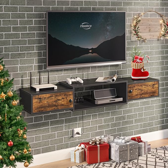 HOOBRO 55" Floating TV Stand by HOOBRO