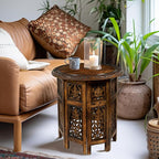 Solid Wood Accent End Table - Image 5