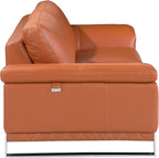 Blackjack Furniture Weston Collection Italian Leather Living Room Chair - Image 5