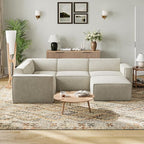 Novilla 109" Modular Sectional Sofa, No Assembly Cloud Sectional Couch by Novilla