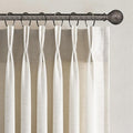 Topfinel 108 Inch Pinch Pleated Curtains 2 Panels, Birch Semi Sheer Curtains by Topfinel