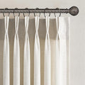 Topfinel 102 Inch Curtains 2 Panels Set, Two Packs Pinch Pleat Back Tab Linen by Topfinel