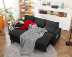DURASPACE Sofa Bed Sleeper Pull Out 2 in 1 Sectional Sleeper Sofa Couches - Image 3