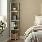 Furinno Turn-N-Tube Storage Shelves, 5-Tier Open Frame Book Shelf, Standing - Image 4