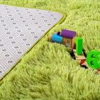9x12 Extra Large Green Fluffy Area Rug Non-Slip - Image 6