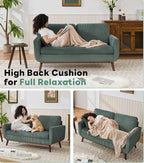 Kingfun 65" Corduroy Love Seat - Image 5