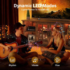 YESHOMY Farmhouse LED TV Stand - Image 5