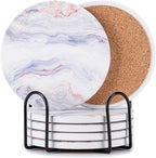 Hoewina 6Pcs Drink Coasters by Hoewina