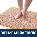 OLANLY Dog Door Mat for Muddy Paws 59x20, Super Absorbent Chenille Mud Mat | - Image 4
