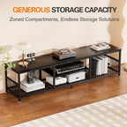 VECELO TV Stand with Power Outlets - Image 7