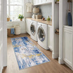 RELEANY Washable Runner 3'x6' Abstract Area Rug - Image 3