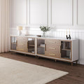 BELLEZE Set of 2 Sideboard Buffet, 60‘’ Console Table by BELLEZE