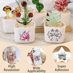 4 Sheets Rub on Transfers for Crafts, Dragonflies Furniture Transfers for Wood - Image 4