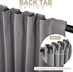 Faux Linen Total Blackout Curtains - Image 3