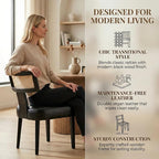 VESCASA Faux Leather Upholstered Dining Chairs - Image 4