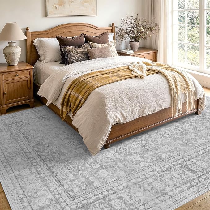 8x10 Ft Large Area Rugs for Living Room, Soft Non-Slip Machine Washable Rug - Image 4
