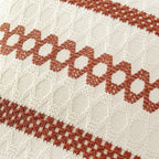 MIULEE Set of 2 Fall Burnt Orange Decorative Lumbar Pillow Covers 12x20 | - Image 4