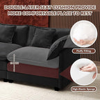 Ihanherry U-Shaped Modern Sofa 146" Modular Sectional Cloud Couch - Image 4
