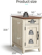 LINSY HOME End Table Set of 2 - Image 3