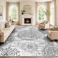 HEBE Area Rug for Living Room 9'x12', Washable Non Slip Boho Bedroom Rug | by HEBE