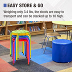 Norwood Commercial Furniture Stacking Stools - Image 6