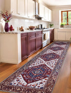 SERISSA 2'6"x12' Washable Non Slip Boho Runner Rug - Image 2