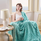 NEWCOSPLAY Fleece Clouds Cozy Throw Blanket - Image 2