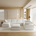 160" Cloud Sectional Couch, Overzised Down Filled Couch, 8 Seater Convertible by JACH