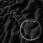 Exclusivo Mezcla Striped Twin Size Fleece Blanket - Image 5
