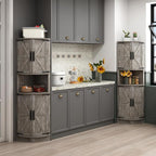 Vabches 64.8" Tall Farmhouse Corner Cabinet - Image 7