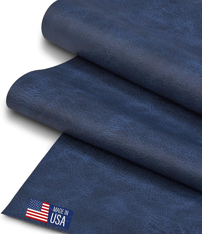 Faux Leather Fabric, Thick Durable Synthetic Repholstery Leather Vinyl by SARANDAVE
