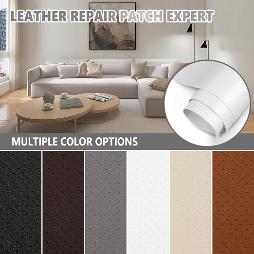 Leather Repair Patch, Breathable Perforated Self Adhesive Repair Patch - Image 2