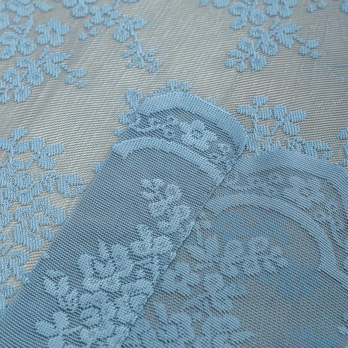 YJ YANJUN Vintage Lace Curtains 54 Inch Length - Image 4