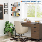 Harwaya Wall Mounted Bookshelf, Floating Bookshelves - Image 2