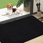 OLANLY Dog Door Mat for Muddy Paws 47x32, Super Absorbent Chenille Mud Mat | by OLANLY